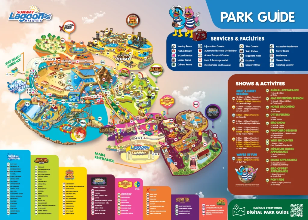 引用：https://sunwaylagoon.com/park-map/